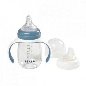 Biberon de Invatare 2 in 1 - Albastru imagine