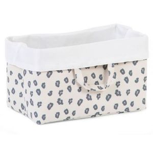 Cos depozitare panza Childhome 32x20x20 cm, Leopard imagine