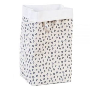 Cos depozitare panza Childhome 32x32x60 cm, Leopard imagine