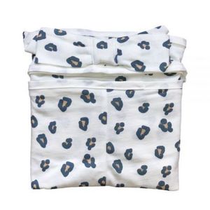 Husa Cos bebe Childhome Moise, Jerse Leopard imagine