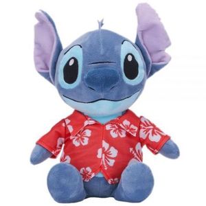 Jucarie din plus Stitch Hawaii cu camasa rosie, Lilo & Stitch, 28 cm imagine