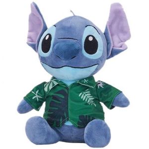 Jucarie din plus Stitch Hawaii cu camasa verde, Lilo & Stitch, 28 cm imagine