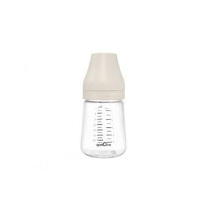 Biberon pa anticolici premium cu tetina s, crem (160 ml) imagine