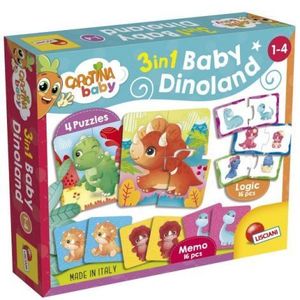 Joc potrivire 3 in 1 - taramul dinozaurilor imagine
