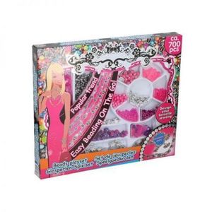 Set margele decorative Eddy Toys 700 piese Roz imagine