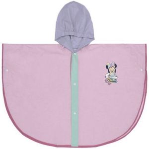 Pelerina de ploaie tip poncho, Minnie Mouse, Roz, 3 - 4 ani imagine