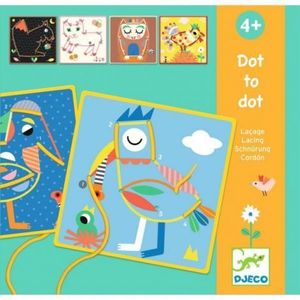 Joc educativ de cusut pas cu pas Djeco imagine