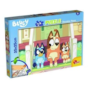Puzzle de colorat - bluey & mr monkey jocks (24 piese) imagine