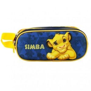Penar 3D Lion King Simba Rest cu 2 compartimente, 22x9.5x8 cm imagine