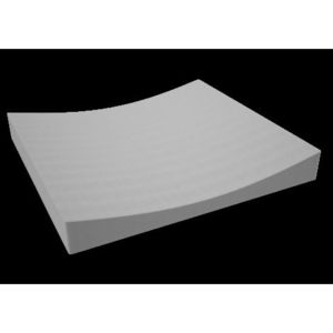Saltea gri pentru infasat si schimbat scutece, 79 x 73 x 10 cm, potrivita cu masa MO099328B, cresa si gradinita imagine