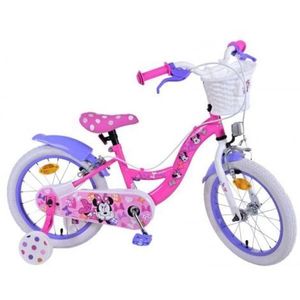 Bicicleta copii 4-6 ani, 16 inch, Minnie Mouse Bow Tie, EandL CYCLES 21583SAFW imagine