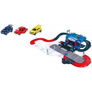 Pista de masini Majorette Dacia Service Center cu 3 masinute imagine