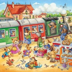 Puzzle Vacanta La Tara, 3X49 Piese imagine