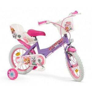 Bicicleta copii 3-5 ani, 14 inch, Paw Patrol Fete Mov, Toimsa TM8422084014803 imagine
