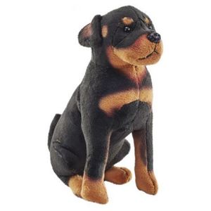 Caine de salvare cu sunet ROTTWEILER - Jucarie Plus Wild Republic 14 cm imagine