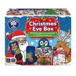 Cutie 3 in 1 Ajunul Craciunului - joc educativ, puzzle si carte de colorat cu activitati imagine