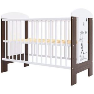 Patut copii din lemn Hubners Calisto Girafa 120x60 cm maro imagine