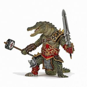 Papo Figurina Crocodil Muntant imagine