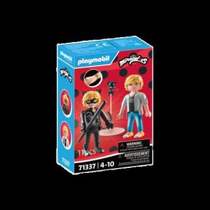 Playmobil-MIRACULOUS ADRIEN SI CAT NOIR imagine