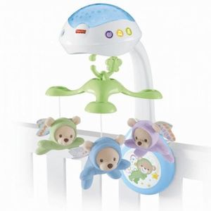 Carusel cu suport mobil pentru patut Noaptea Instelata, FisherPrice CDN41 imagine