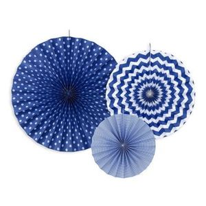 Rozete decorative bleu 3 buc imagine