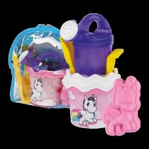 Rucsac Unicorn cu unelte pentru apa si nisip, galetusa si stropitoare incluse imagine