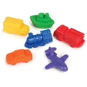 Mini vehicule pentru numarat - set 72 buc imagine