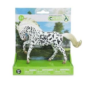 Figurina pictata iapa Knabstrupper, pe platforma cadou 89979 imagine