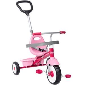 Tricicleta Radio Flyer 3-in-1 Stroll N Trike, Roz – 1.5 - 5 Ani imagine