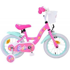 Bicicleta copii 3-5 ani, 14 inch, Barbie, EandL CYCLES 31454SACB imagine