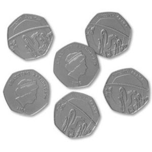 Set de monede de jucarie (20 penny) imagine