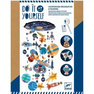Set DIY Decoratie mobila Sistemul solar, Djeco imagine