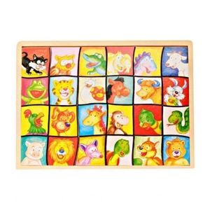 Puzzle mare din lemn, Potriveste imaginile imagine