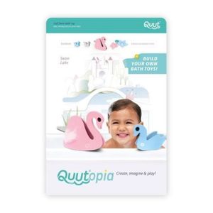 Lacul lebedelor, set creativ de baie, Quut Toys imagine