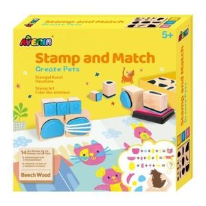 Set creativ cu stampile - Animale imagine