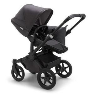 Carucior Bugaboo Donkey 5 Mono Mineral Black Washed Black imagine