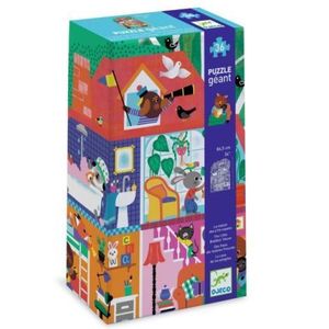 Puzzle gigant Casa micilor prieteni, Djeco imagine