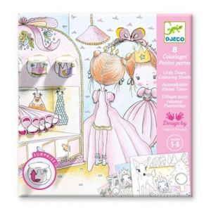 Planse de colorat Surprizele lui Pupi, Djeco imagine