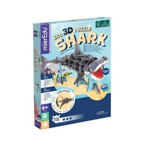 Puzzle 3D ECO - Marele Rechin Alb (deluxe) imagine