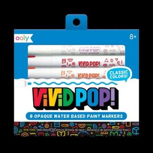 Carioci cu vopsea Vivid Pop! - set de 8, clasic imagine