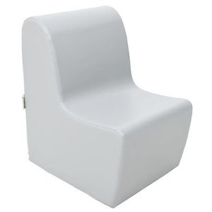 Scaun mare gri din spuma, masura 2, 45 x 62 x 63 cm, 31 cm inaltime sezut, gradinita imagine