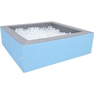 Piscina patrata 2x2 m, inaltime 60 cm, cu lumina si 3000 bile incluse imagine