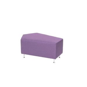 Puf pentru sala de asteptare, relaxare Star Violet, 90 x 60 x 44 cm, rezistent la foc imagine