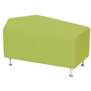 Puf pentru sala de asteptare, relaxare Star Verde, 90 x 60 x 44 cm, rezistent la foc imagine
