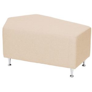 Puf pentru sala de asteptare, relaxare Star Bej, 90 x 60 x 44 cm, rezistent la foc imagine