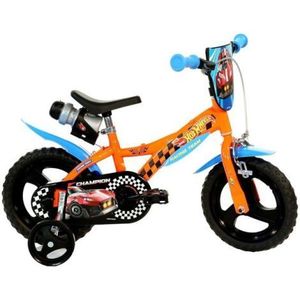 Bicicleta copii 3-5 ani, 12 inch, Hot Wheels, Dino Bikes DB612LHW imagine