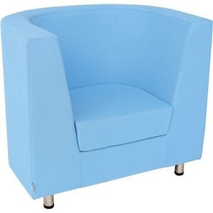 Fotoliu sala de asteptare, Verba bleu, 99.5 x 68 89 cm, sezut 45 cm H, rezistent la foc imagine