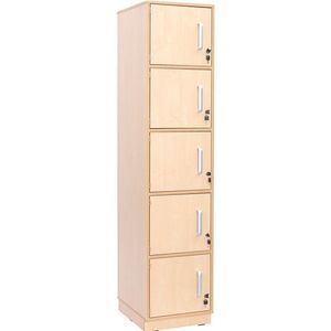 Dulap inalt de 2 m cu 5 casete cu incuietori pentru vestiar imagine