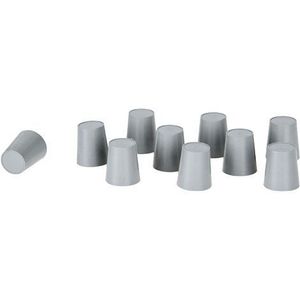 Dop mic din cauciuc, pentru eprubete, 14x18x20 mm, laborator scolar, uz didactic imagine