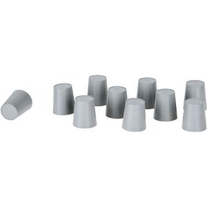 Dop mare din cauciuc, pentru eprubete, 17x22x25 mm, laborator scolar, uz didactic imagine